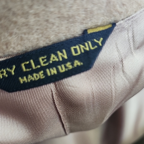 VTG Huntington 100% Camel Hair Blazer Sport Coat Made in USA – Estimated Medium - Picture 13 of 13